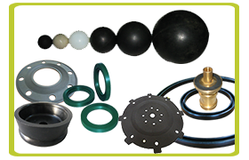 rubber moulded product for pipe, valve and pump connection malaysia