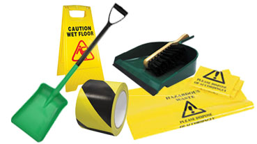 Spill Kit Tools-Hazardous Disposal Bag Non Spark Shovel Brush Scoop Tape Floor Sign Malaysia Singapore Brunei